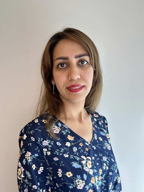 Porträtt av Fatemeh Ahmadi